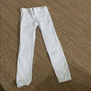 Abercrombie girls white jeans